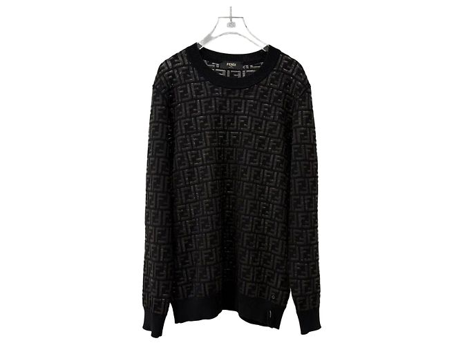 Fendi Strickware mit FF-Logo-Monogramm