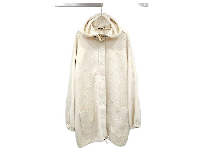 Louis Vuitton Giacca lunga oversize con cappuccio Monogram da donna