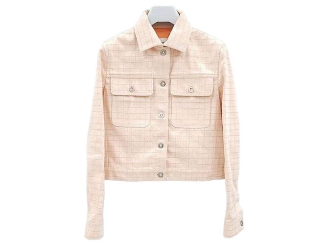 Hermès Tattercell Check Cotton Jacket