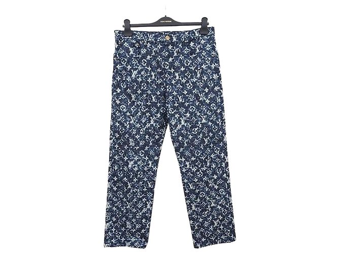 Pantaloni Louis Vuitton Monogram Denim