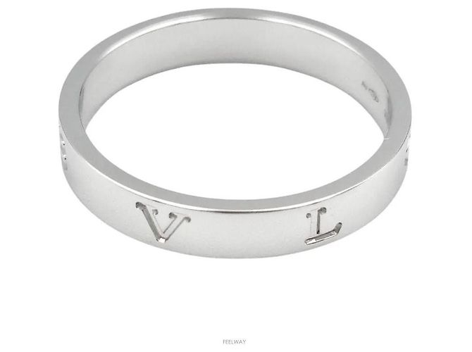 Bulgari Ring Weiß Metall