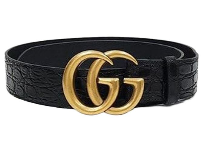 Gucci Cinto de crocodilo Caymans