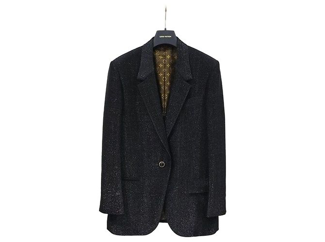 Louis Vuitton Blazer com Brilhos Abotoado para Mulher