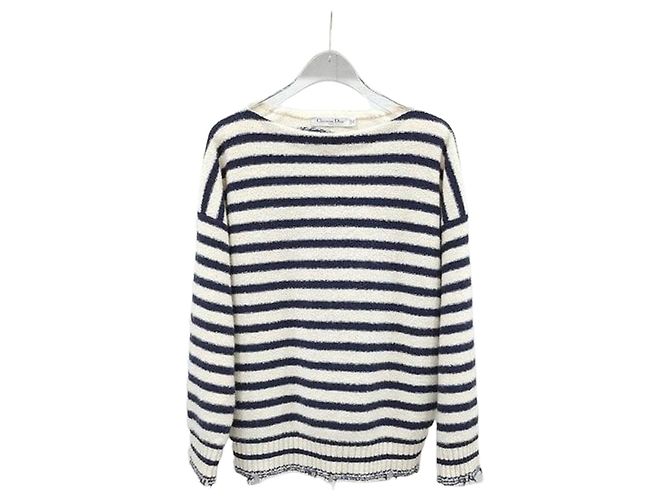 Dior Gestreifter Strickpullover