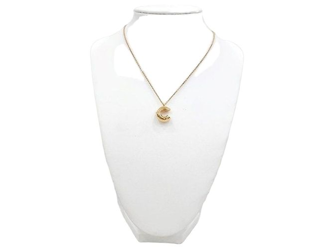 Louis Vuitton Collier pendentif à initiale dorée