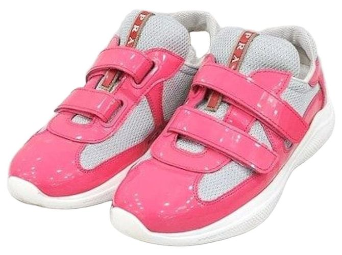 Prada Baskets America Cup Roses