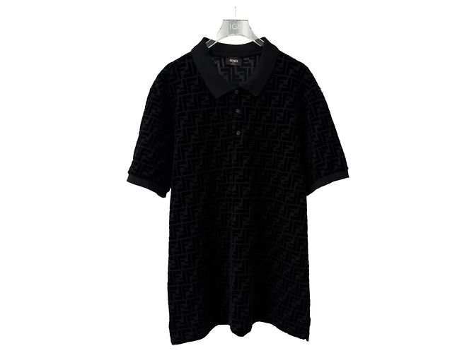 Fendi FF Logo Monogram Polo