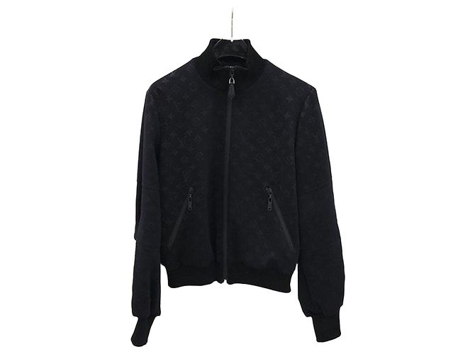 Louis Vuitton Embossed Monogram Zip-Up Jacket