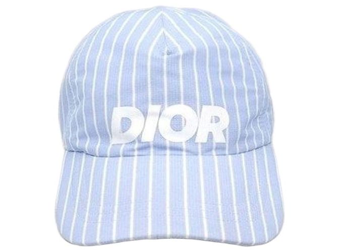 Boné de Beisebol Dior Stripe Verde