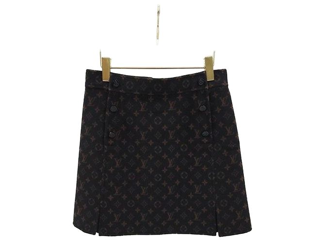 Louis Vuitton Saia de lã Monogram