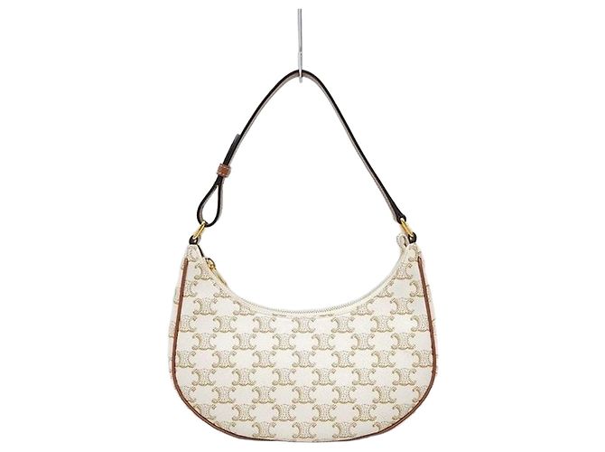 Céline Bolsa Aba Triomphe Branca