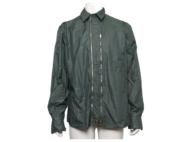 Hermès Technical Poplin Zip Shirt Herrenjacke