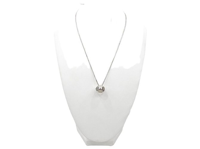 Collar Hermès Cube Plata