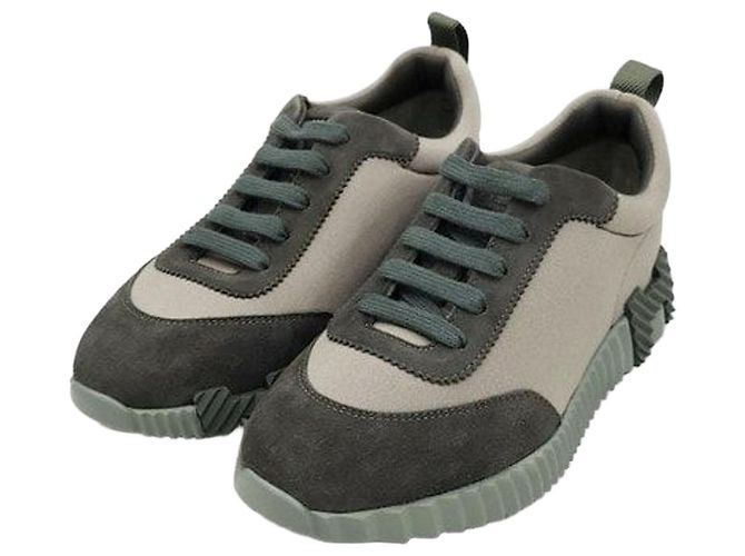 Hermès Sapatilhas Bouncing Khaki