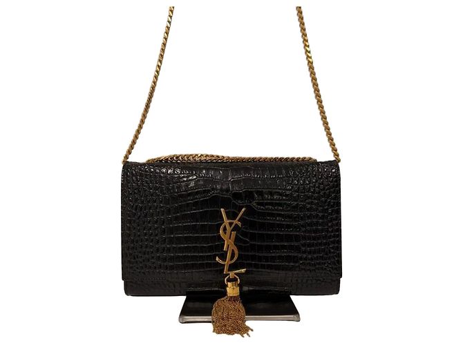 Autre Marque Borsa Medium Crocodile Kate