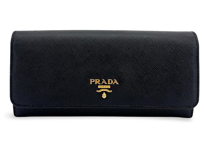 Prada Flap Saffiano Leather Long