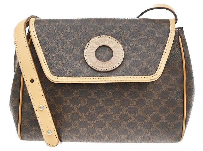 Céline Celine Macadam Shoulder Canvas Medium