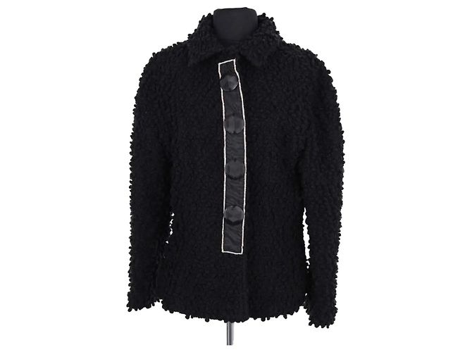 Fendi Black Wool Jacket