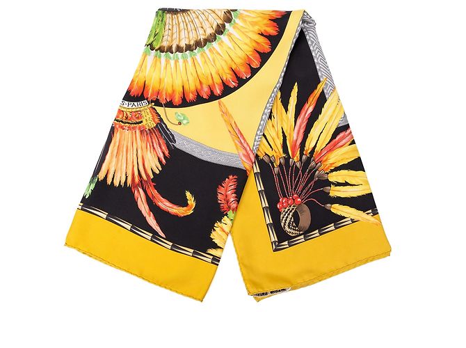 Lenço de Seda Hermès Brazil Multi 90