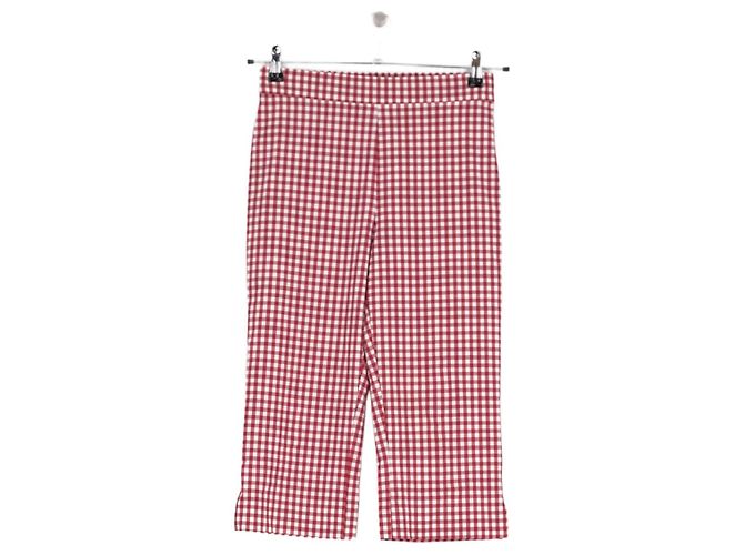 Guess Pantalones de algodón rojos