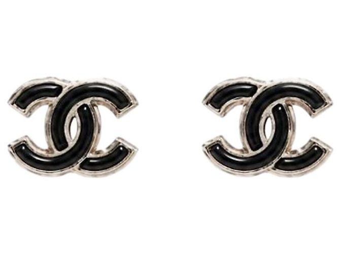 Chanel Orecchini Silver Coco Mark