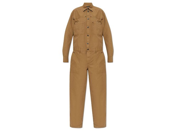 Macacão de algodão castanho Dsquared2