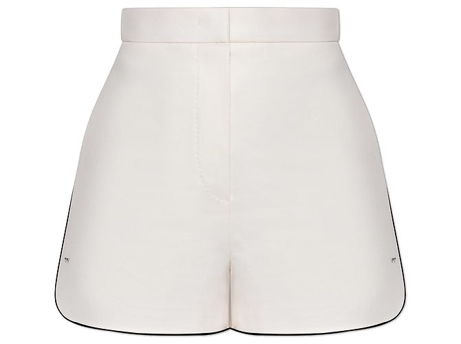 Max Mara Orbita Shorts weiß Baumwolle