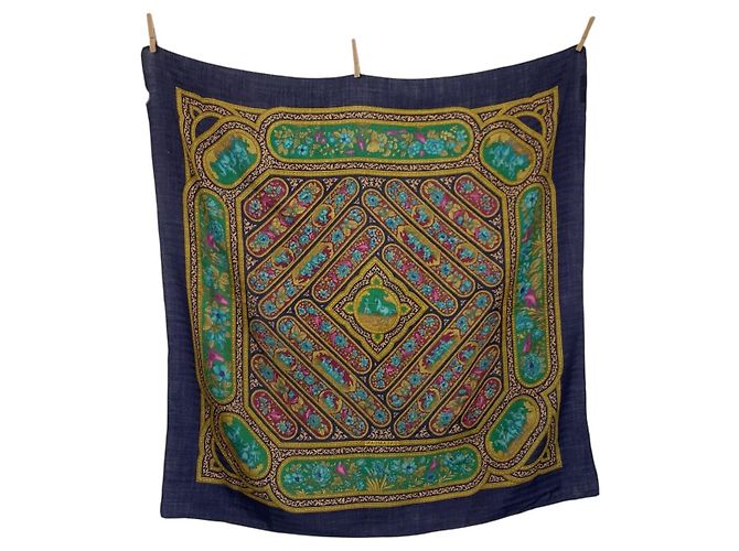 Hermès LENÇO DE SEDA HERMES QALAMDAN