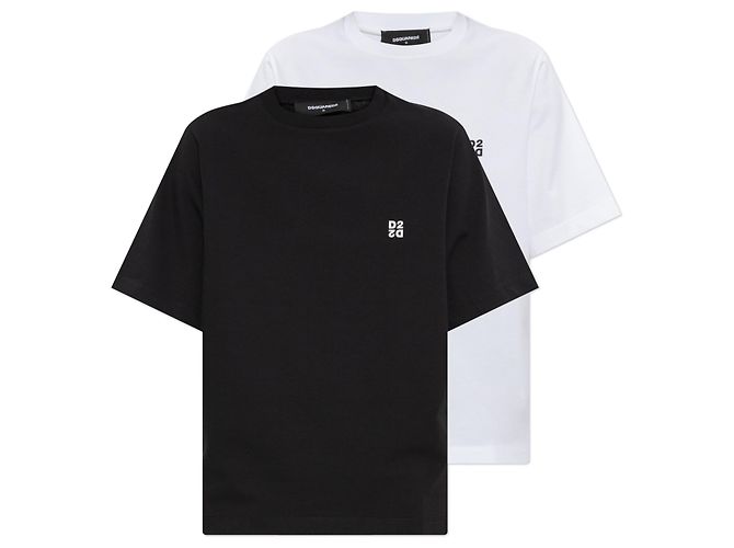 Set di 2 t-shirt in cotone Dsquared2