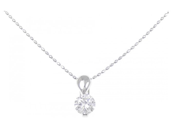 Autre Marque Platin-Diamant-Halskette