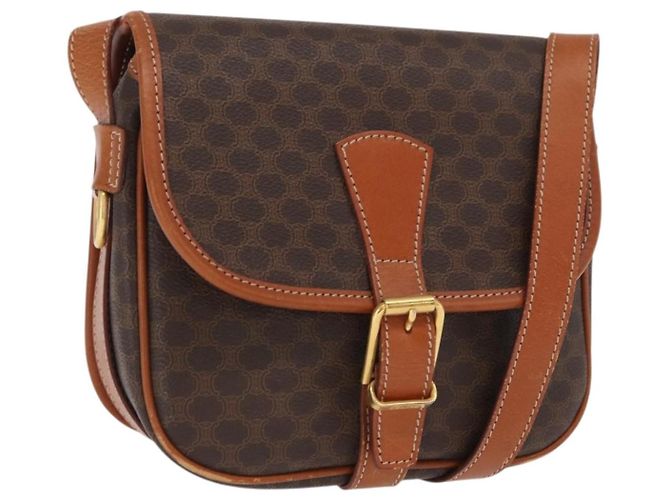 Céline Celine Macadam Shoulder Canvas Medium