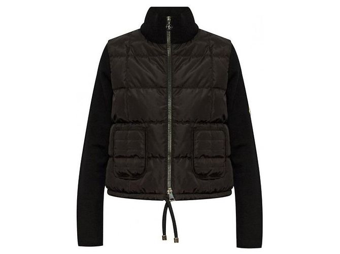 Moncler Gesteppter Cardigan mit Reißverschluss