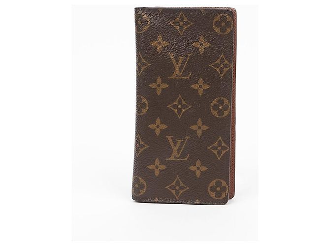 Louis Vuitton Portafoglio lungo Monogram Brazza da uomo