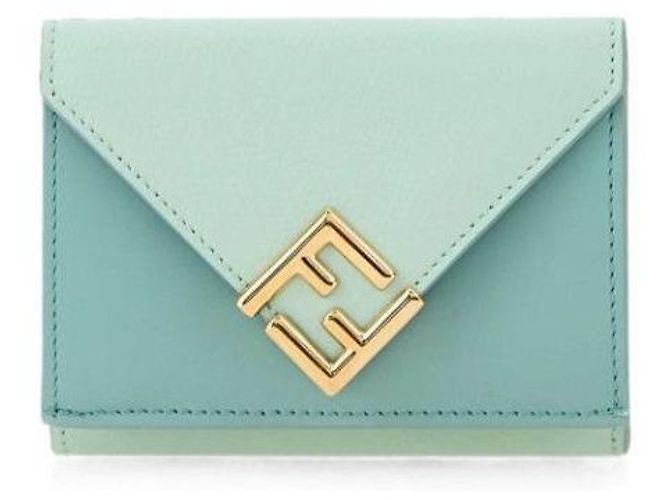 Fendi Micro Diamond Tri-Fold Geldbörse