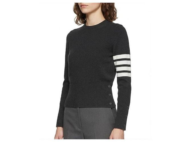 Thom Browne Pull-over classique en maille de cachemire