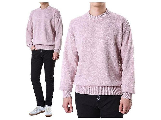 Loro Piana Kaschmir Rundstrick Pullover Rosa