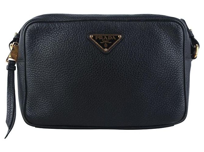 Bolsa tiracolo Prada Camera em couro marrom