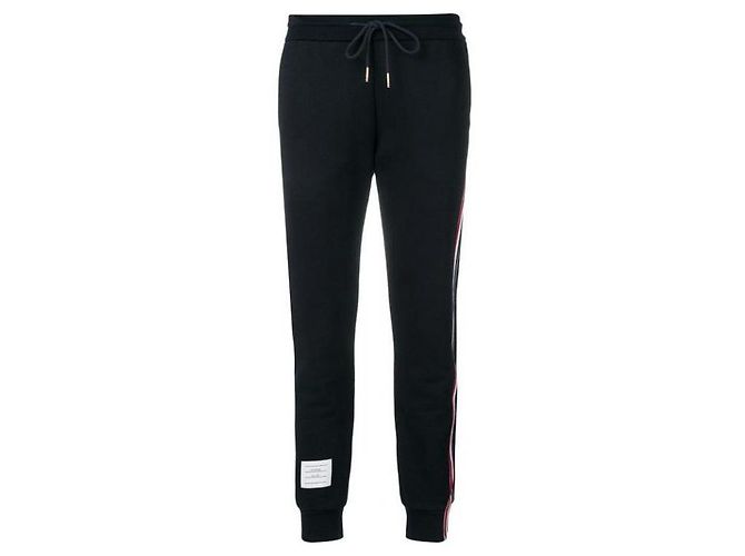 Thom Browne Pantaloni della tuta Classic Loopback a righe