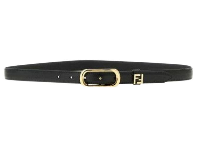 Fendi Belt Black Leather