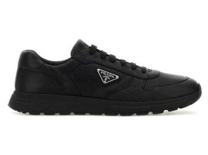 Baskets Prada en cuir de cerf noir