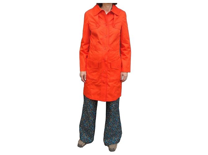 Apc Gabardina A.P.C. de algodón naranja