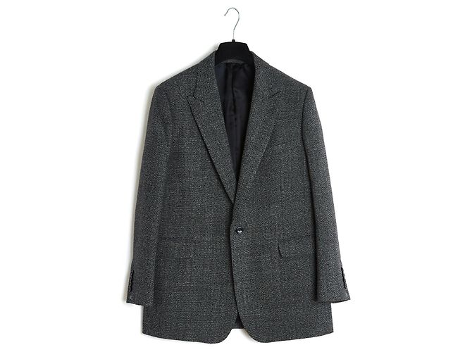 Céline Hedi Slimane Oversized Classic Graue Wolljacke