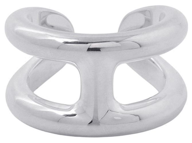 Hermès Hermes Osmose PM Silver Band Ring