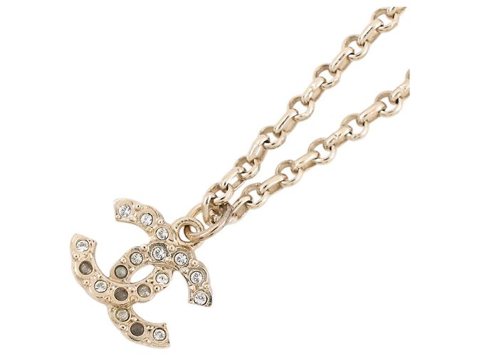 Colar Chanel Coco Mark com strass