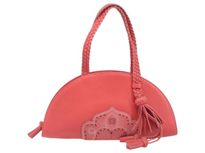 Bolsa de ombro Loewe em couro