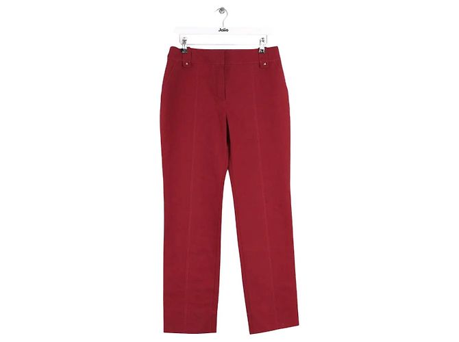 Pantalones Louis Vuitton de algodón burdeos