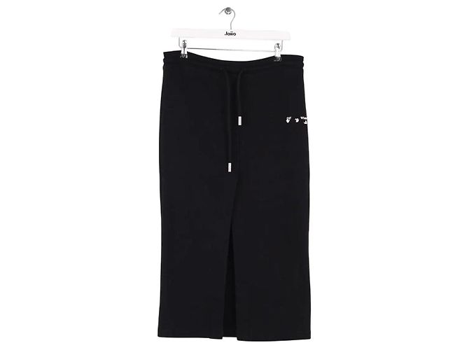 Falda de algodón negra Off White