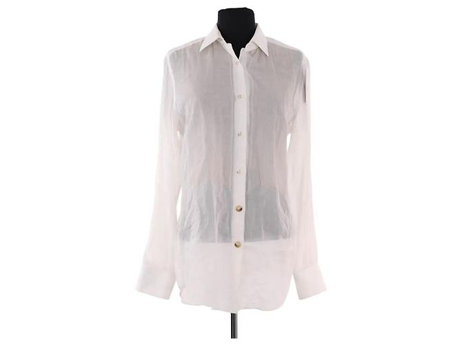 Camicia Lanvin in cotone ecru