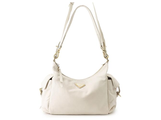 Bolsa de Ombro Prada Explorer Large em couro