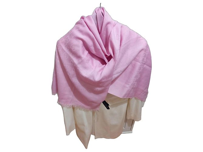 Sciarpa Gucci GG Supreme Rosa